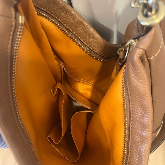 Tan Leather Coach Satchel Bag - Picture 4 of 4